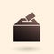 Vector Single Vote Box Icon