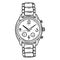 Vector Sketch Classic Mens Wrist Watch