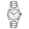 Vector Sketch Classic Mens Wrist Watch