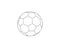 Vector sketch illustration - soccer ball