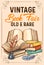 Vector sketch poster of old rare vintage books