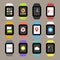 Vector Smart Watch Icons