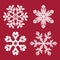 Vector snowflake for Christmas or New Year decoration. Templates for laser cutting