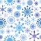 Vector Snowflakes Pattern