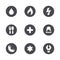 Vector social services icons set