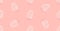 Vector soft pastel pink seamless background with flat lay eggs. Happy easter seamless wrapping paper pattern. Easter