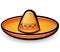 Vector sombrero mexican hat cartoon