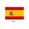 Vector Spain flag, Spain flag illustration, Spain flag picture