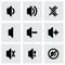 Vector speaker icon set