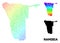 Vector Spectral Pixel Map of Namibia