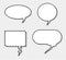 Vector Speech Balloons! Add your own text!