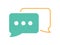 Vector speech chat Bubbles icon web message. Communication icon. Speaking corporate message dialog. Talk sign.