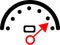 Vector Speedometer Tachometer Automotive Car Service Logo Template
