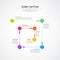 Vector spiral cycle  infographic schema diagram template