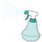 Vector of spray bottle