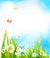 Vector spring background