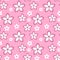 Vector spring flower sakura seamless pattern