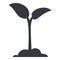 Vector Sprout Icon. Sprig Pictogram