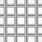 Vector Square Iron Cage Prison or Jail Bars Isolated on White.