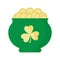 Vector St. Patrick`s Day Ireland Irish Pot Gold