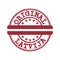 Vector Stamp of Original logo with text Latvija and Tying in the middle with Latvia Flag