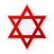 Vector Star of David icon