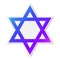 Vector Star of David icon