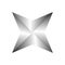 Vector star icon on white background. Shinny star icon vector de