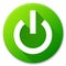 Vector start green circle icon