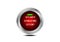 Vector start stop engine button isolated