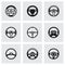 Vector Steering wheels icon set