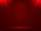 Vector stock illustration. Shiny rays of light on a red background for poster