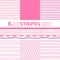 Vector stripes seamless patterns collection