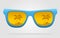 Vector summer surfer sunglasses design