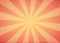 Vector Sunburst Background with warm vintage rays