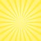 Vector sunburst sunshine texture yellow color background sunbeam