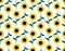 Vector Sunflowers Seamless Pattern