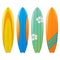 Vector Surfboard Icons