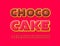 Vector sweet Banner Choco Cafe. Tasty Donut Font. Creative Alphabet Letters and Numbers set