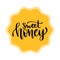 Vector Sweet Honey badge. Label design.