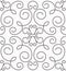 Vector swirly symmetric seamless pattern