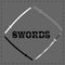 Vector of Sword isolated, Military sword ancient weapon design, weapon silhouette.