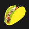Vector Symbol Taco Fast Food