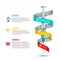 Vector syringe infographic. Medical and healthcare template