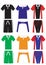 Vector t-shirt polo sports series