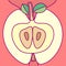 Vector tableware template cute fruit