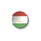 Vector - Tajikistan Flag Paper Circle Shadow Button