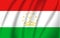 Vector Tajikistan flag, Tajikistan flag illustration, Tajikistan flag picture.