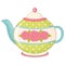 Vector Tea Pot. Teapot vector illustration