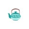 Vector teapot isolated